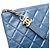 Chanel Blu Medio Pelle di Vitello Invecchiata Gabrielle O Clutch - vista 8