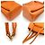 Hermès Pochette Hermes Vespa in Arancione - vista 4