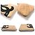 Pochette Chanel Cambon in pelle di agnello beige - vista 3