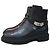 Hermès Schwarze Leder-Ankle Boots von Hermes Veo Größe 38