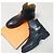 Hermès Schwarze Leder-Ankle Boots von Hermes Veo Größe 38 - Ansicht 2