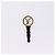 LOUIS VUITTON Conector de auriculares metal Oro M61014 LV Auth BD2256 Dorado - vista 4