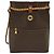Céline CELINE Macadam Canvas Backpack PVC Leather Brown Gold Auth 124859 Golden - view 13