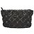 CHANEL Catena Parigi Bizantino Borsa a Spalla Nylon Nero Argento CC Auth BD2076 - vista 3