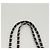 CHANEL Catena Parigi Bizantino Borsa a Spalla Nylon Nero Argento CC Auth BD2076 - vista 8