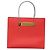 Borsa a mano in pelle BALENCIAGA Cable Shopper S 2way Rossa Argento 371177 Auth BD2212 Rosso - vista 2