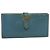 Hermès HERMES Billetera Larga de Cuero Azul Auth bs26436