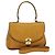 Céline Borsa a mano CELINE in pelle 2 vie gialla Auth 124515 Giallo