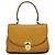 Céline Borsa a mano CELINE in pelle 2 vie gialla Auth 124515 Giallo - vista 13