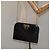 Borsa a spalla a catena Salvatore Ferragamo in pelle nera e oro Auth am8545 Nero D'oro - vista 20