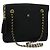 BALLY Borsa a Spalla a Catena Nylon Nero Oro Auth BD2129 D'oro