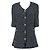 Chanel Artisanal CC Knöpfe schwarze Tweedjacke 38 FR