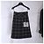 Falda de tweed a cuadros negros atemporal de Chanel - vista 2