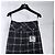 Falda de tweed a cuadros negros atemporal de Chanel - vista 3