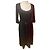 Vestido largo de algodón negro Agnès b.