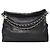 Chanel Modern Hobo Chain Around Slouch Bag Pelle di agnello nera Nero