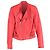Giacca in pelle rossa Joseph Biker Rosso