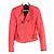 Giacca in pelle rossa Joseph Biker Rosso - vista 4