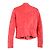 Giacca in pelle rossa Joseph Biker Rosso - vista 5