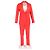 Conjunto de blazer e calças de botão único Joseph em poliéster vermelho - vista 4