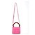 Borsa a tracolla Marni Pannier in pelle rosa Marrone - vista 10