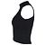 Top sin mangas de cuello alto en mohair negro de Versace - vista 2