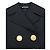 Céline  Celine Double-Breasted Peacoat in Navy Blue Polyester - view 10