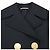 Céline  Celine Double-Breasted Peacoat in Navy Blue Polyester - view 5