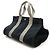 Hermès Cannes MM Canvas Tote Bag Schwarz - Ansicht 2