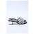 Sandali in pelle argentata decorati con cristalli Giuseppe Zanotti Argento Metallico - vista 10