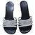 Sandali in pelle argentata decorati con cristalli Giuseppe Zanotti Argento Metallico - vista 5