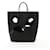 Louis Vuitton Monogram Empreinte Rei Kawakubo With Holes MM Tote Bag M58661 Black Leather  ref.2257777