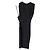 Abito mini a spalla unica con taglio Herve Leger in rayon nero - vista 5