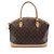 Bolso Tote Horizontal Louis Vuitton Monogram Lockit M40104 Castaño