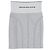 Falda Mini Elástica con Logo Alexander Wang en Algodón Gris