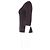 Maje Rippstrickpullover aus metallischem burgunderfarbener Viskose Bordeaux - Ansicht 5