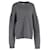 Grauer Wollpullover mit Rundhalsausschnitt von Balenciaga