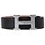 Hebilla de cinturón Hermès Constance & correa reversible de 38 mm en cuero negro