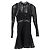 Self portrait Mini-Kleid aus Spitze und Netz Hall Self-Portrait aus schwarzem Polyester