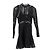 Self portrait Mini-Kleid aus Spitze und Netz Hall Self-Portrait aus schwarzem Polyester - Ansicht 4