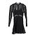 Self portrait Mini-Kleid aus Spitze und Netz Hall Self-Portrait aus schwarzem Polyester - Ansicht 5