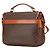 Céline Borsa 2 in 1 in pelle PVC Celine Macadam Marrone - vista 2