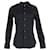 Camisa de botones Prada en algodón negro