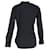 Camisa de botones Prada en algodón negro - vista 3
