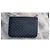 Clutch Trussardi in pelle blu - vista 2