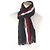 Sciarpa in lana con patch logo tricolore Moncler - vista 3