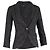 Timeless Blazer de Tweed Chanel en Algodón Negro