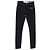 Off White Jeans de mezclilla negra de algodón estampado slim-fit Off-White Negro