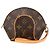 Pochette Mini Ellipse Monogramma Louis Vuitton M51129 Marrone