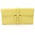 Hermès Borsa Clutch Hermes Jige Elan 29 in pelle Epsom Giallo